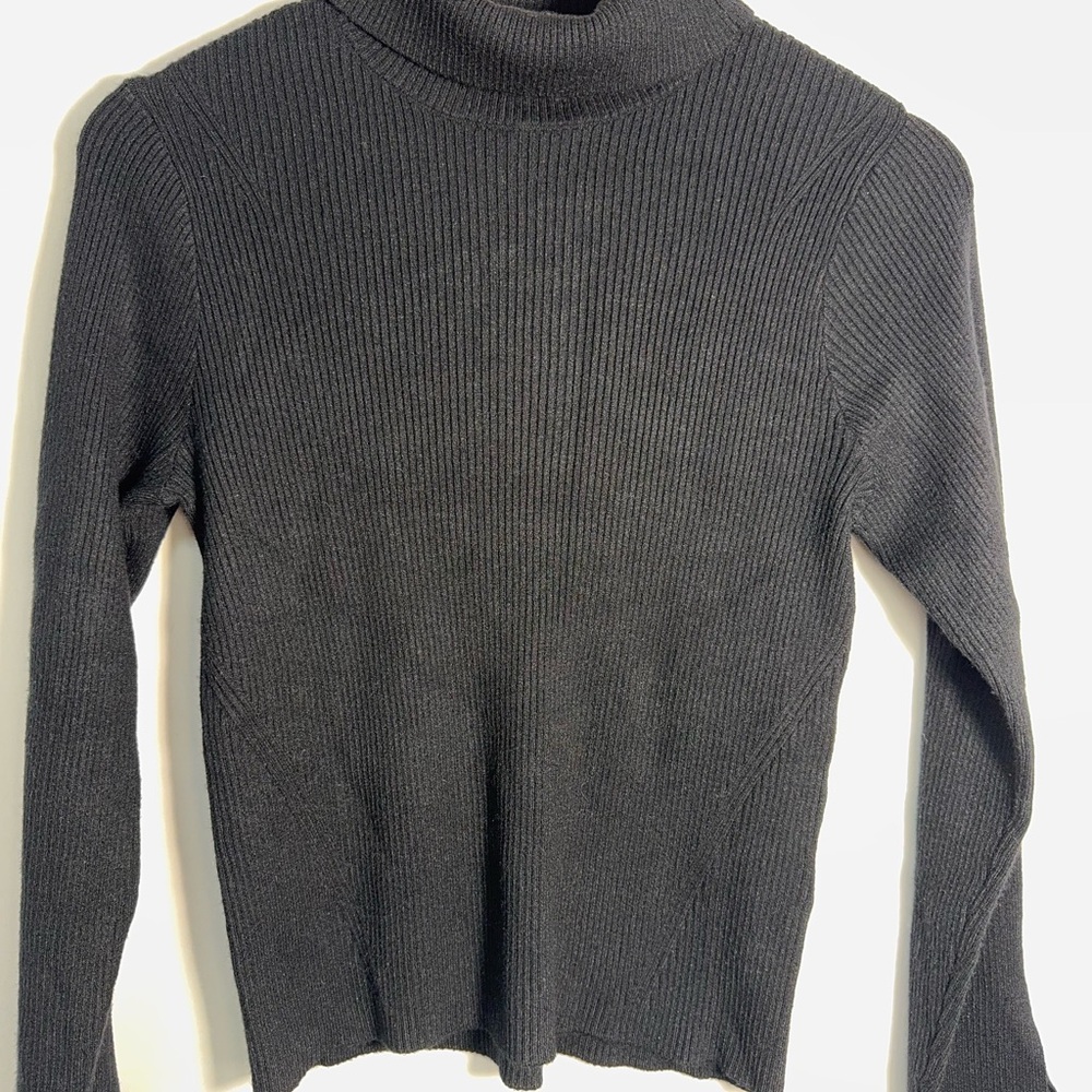 Soft Surroundings Black Turtleneck Sweater NWT
